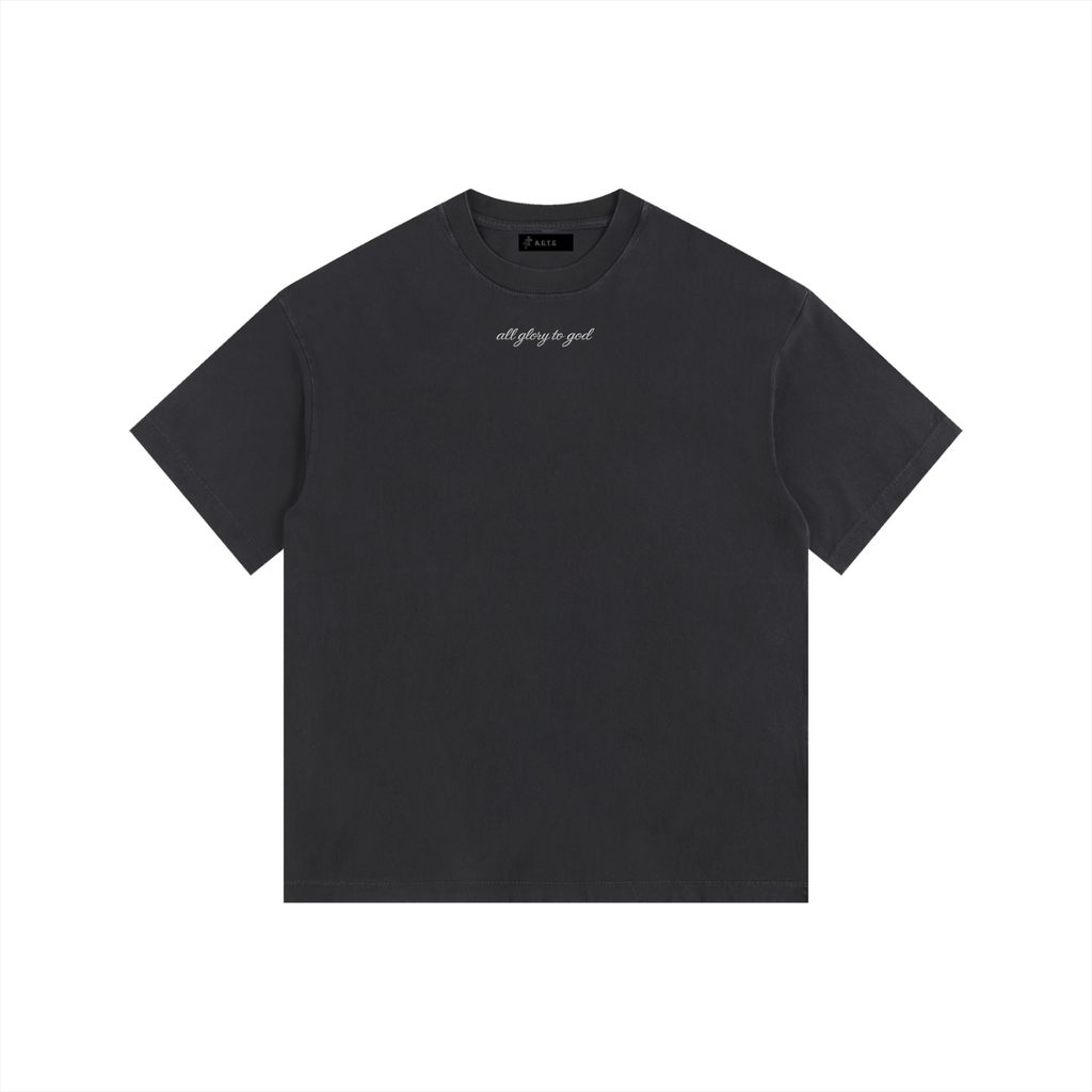 Vintage Washed Oversized ALL GLORY TO GOD T-Shirt