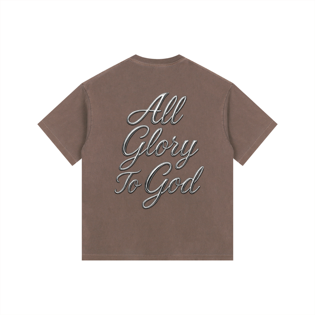 Vintage Washed Oversized A.G.T.G T-Shirt